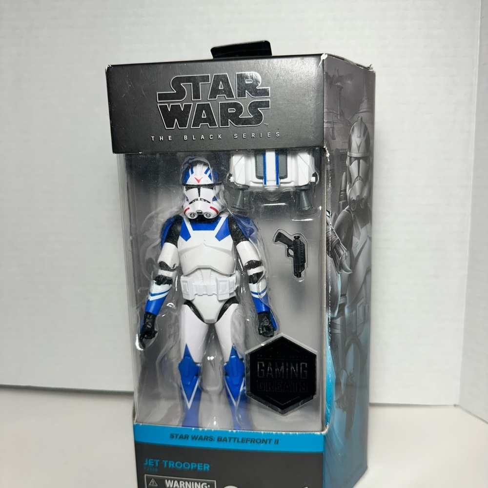 Star Wars The Black Series Jet Trooper Figure - White & Blue Accents